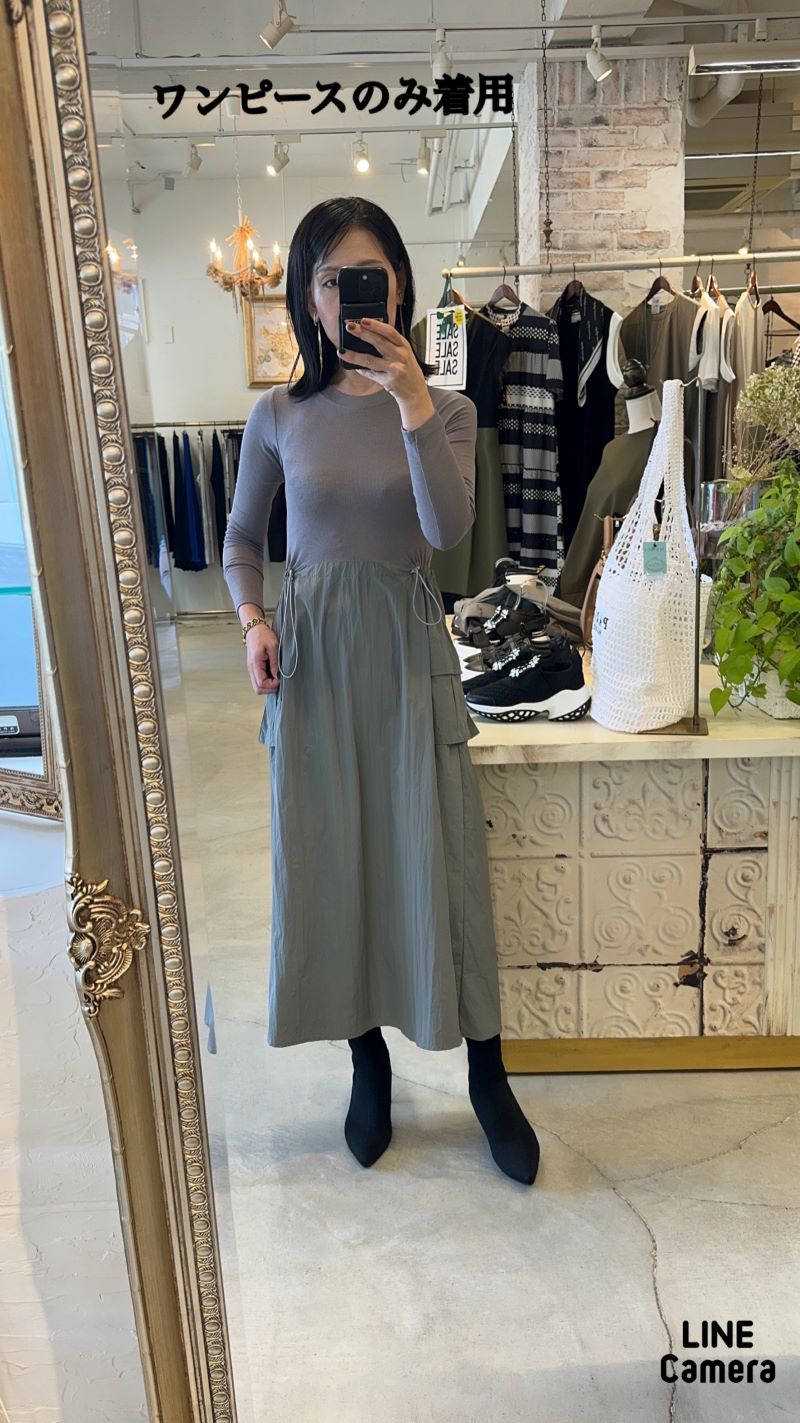 Shapeワンピース＋ジャケット２点Set