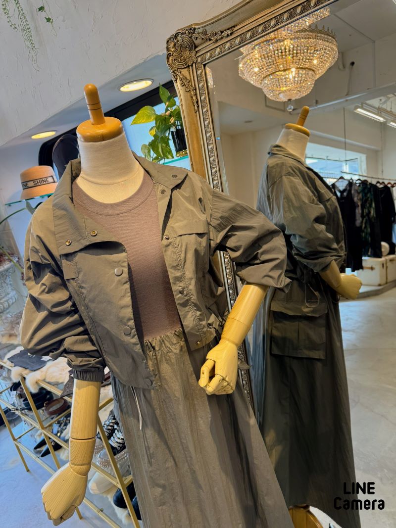 Shapeワンピース＋ジャケット２点Set