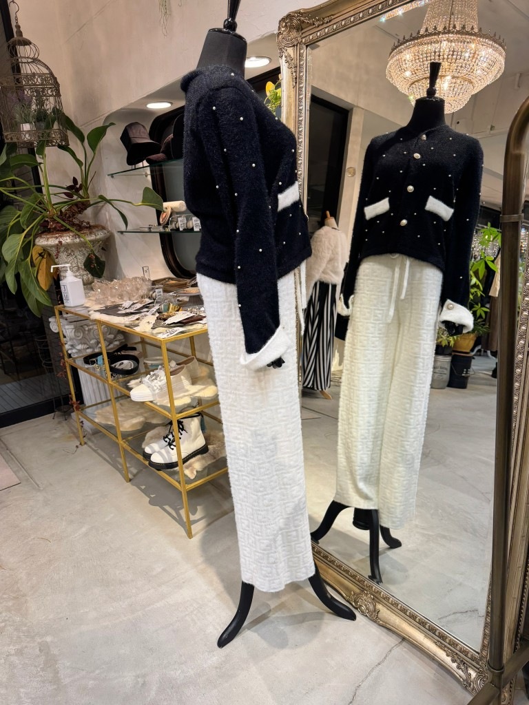 Pearl×BycolorニットJacket