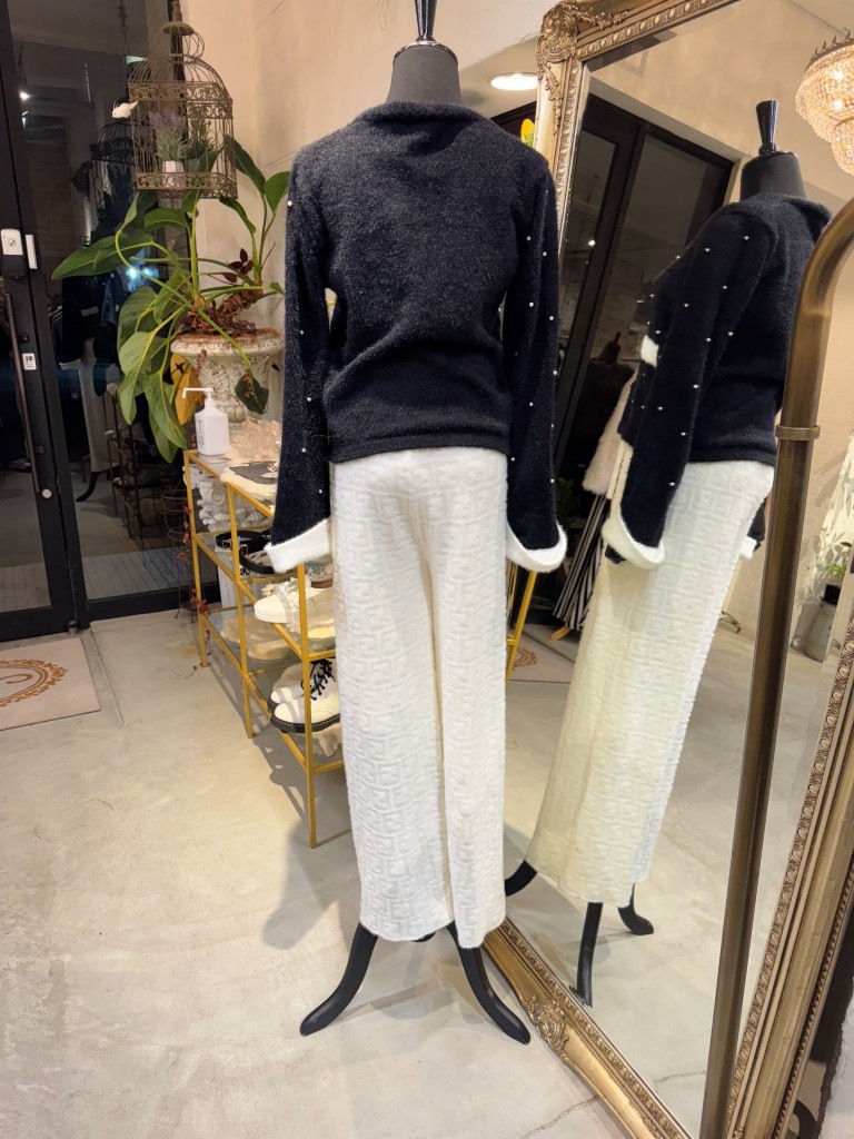 Pearl×BycolorニットJacket