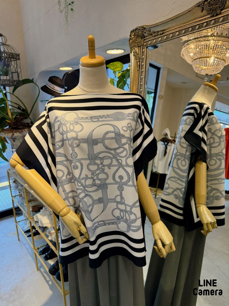 ドレープSleeveScarfLikeカットソー