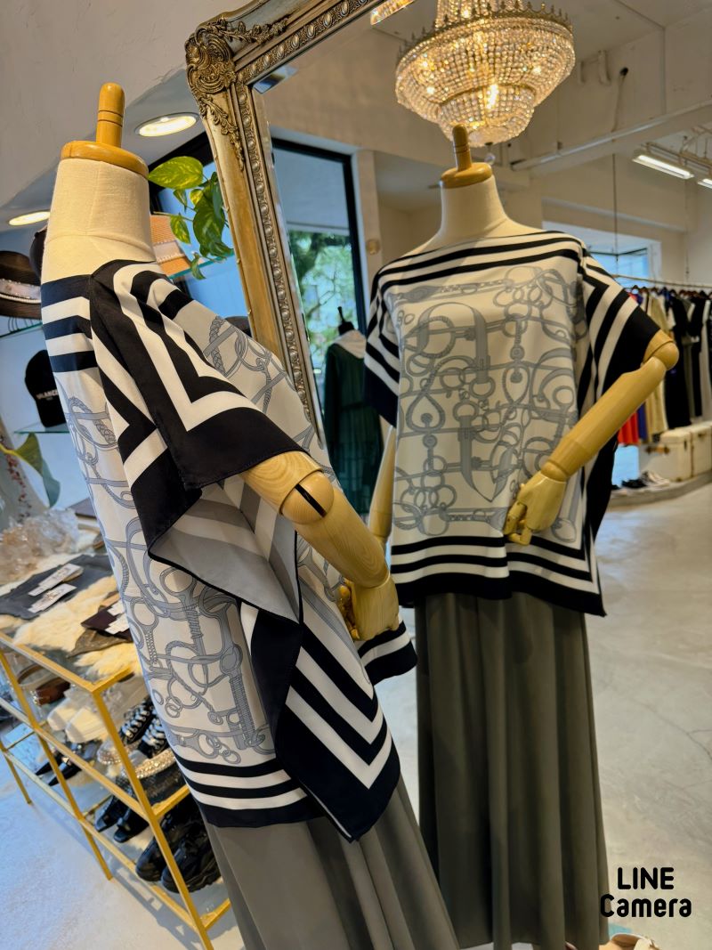 ドレープSleeveScarfLikeカットソー