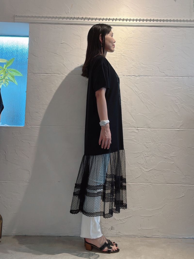 HemレースチュールLongT