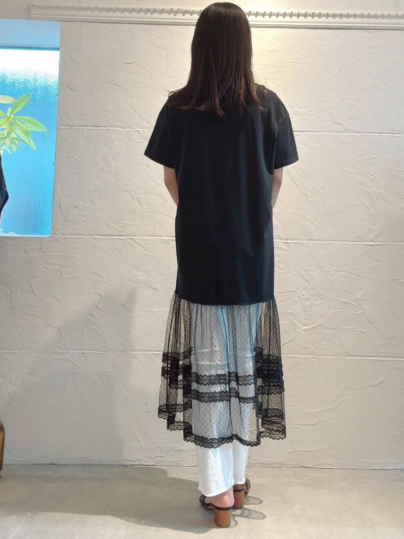 HemレースチュールLongT