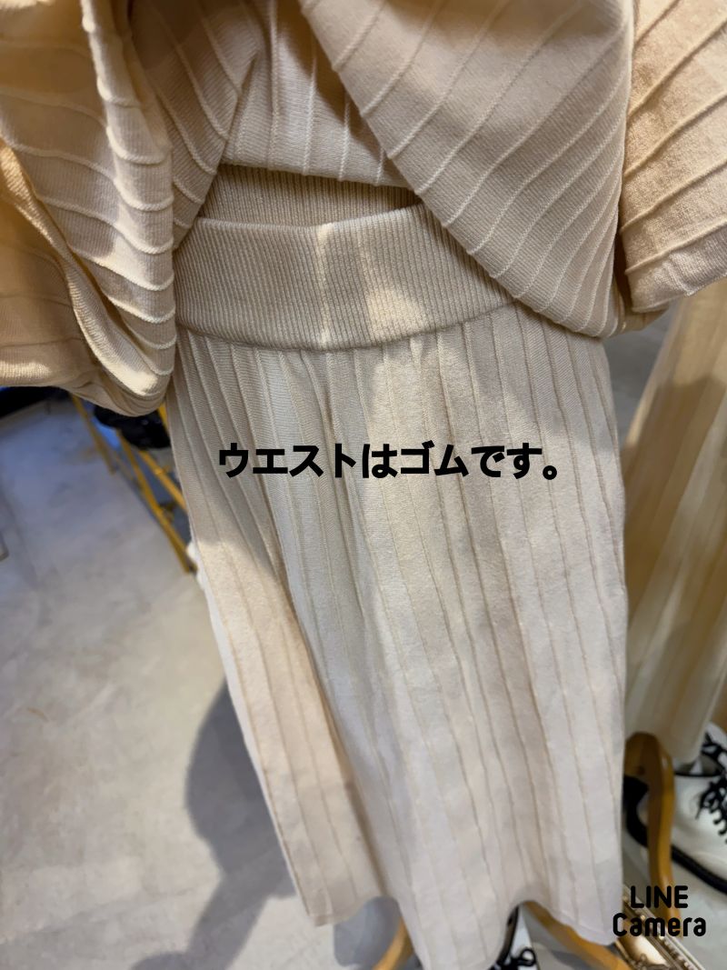 ドルマンSleeveニットスカートSetup