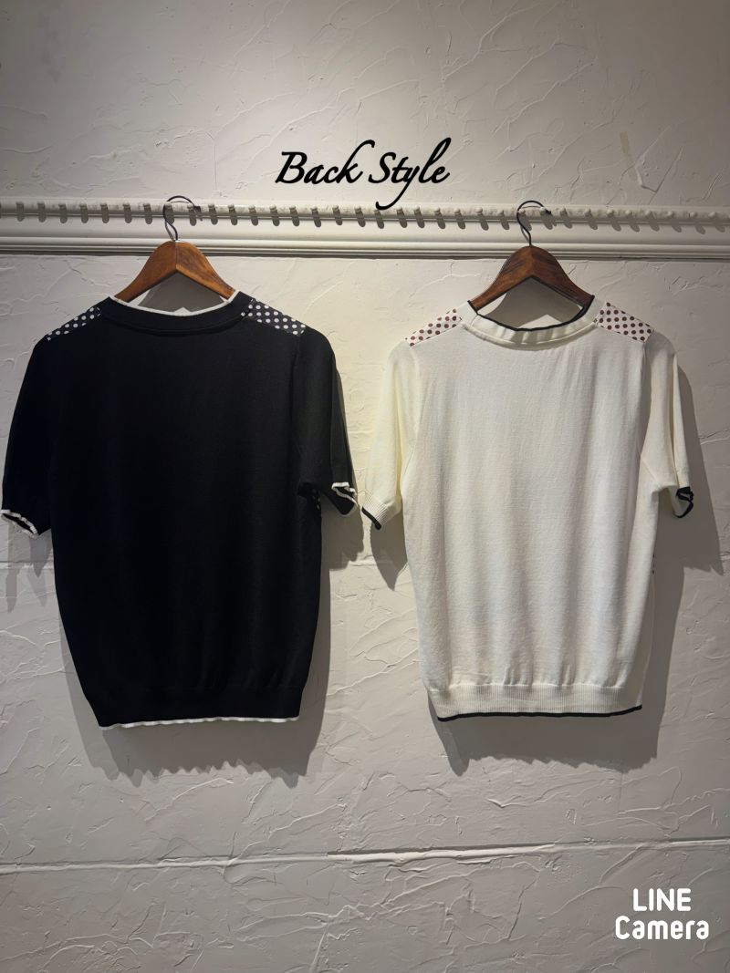 Scarfドッキングサマーニットソー