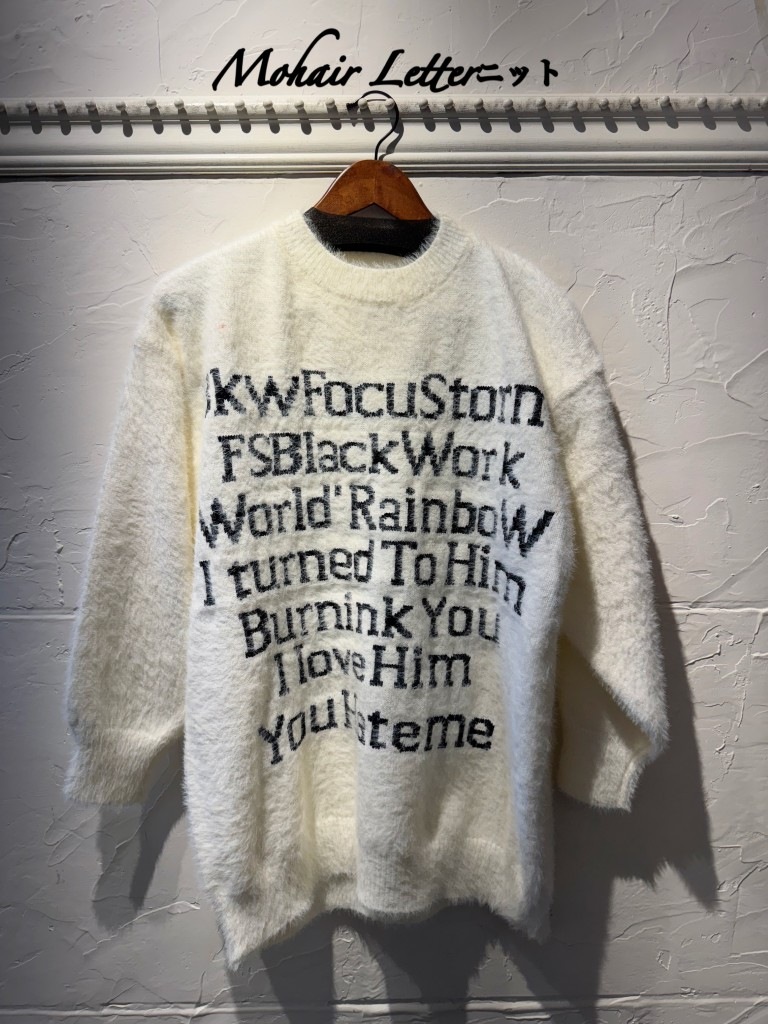 MohairLetterニット