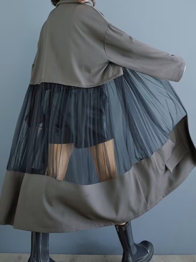 TulleMixLongJacket