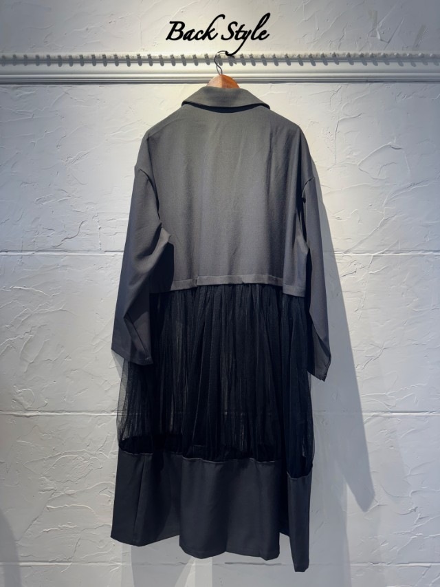 TulleMixLongJacket