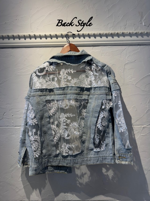 LaceデニムJacket