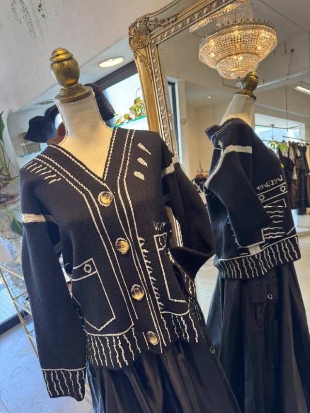 TrickArtPaintingカーディガン