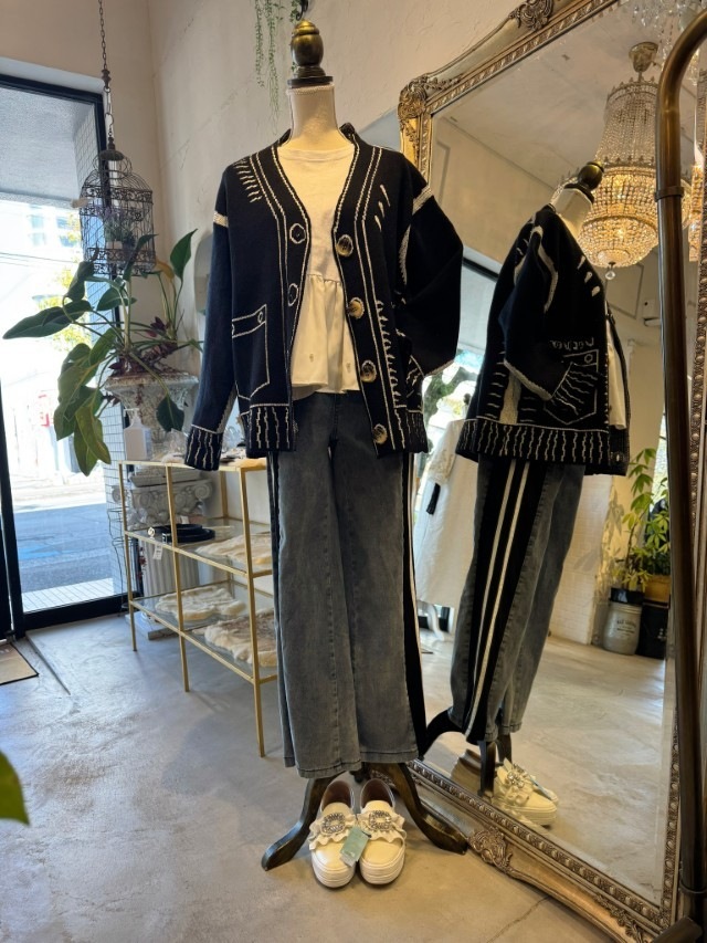 TrickArtPaintingカーディガン