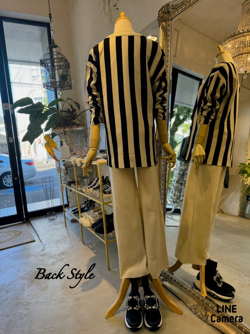 VerticalLineニットパンツSetup