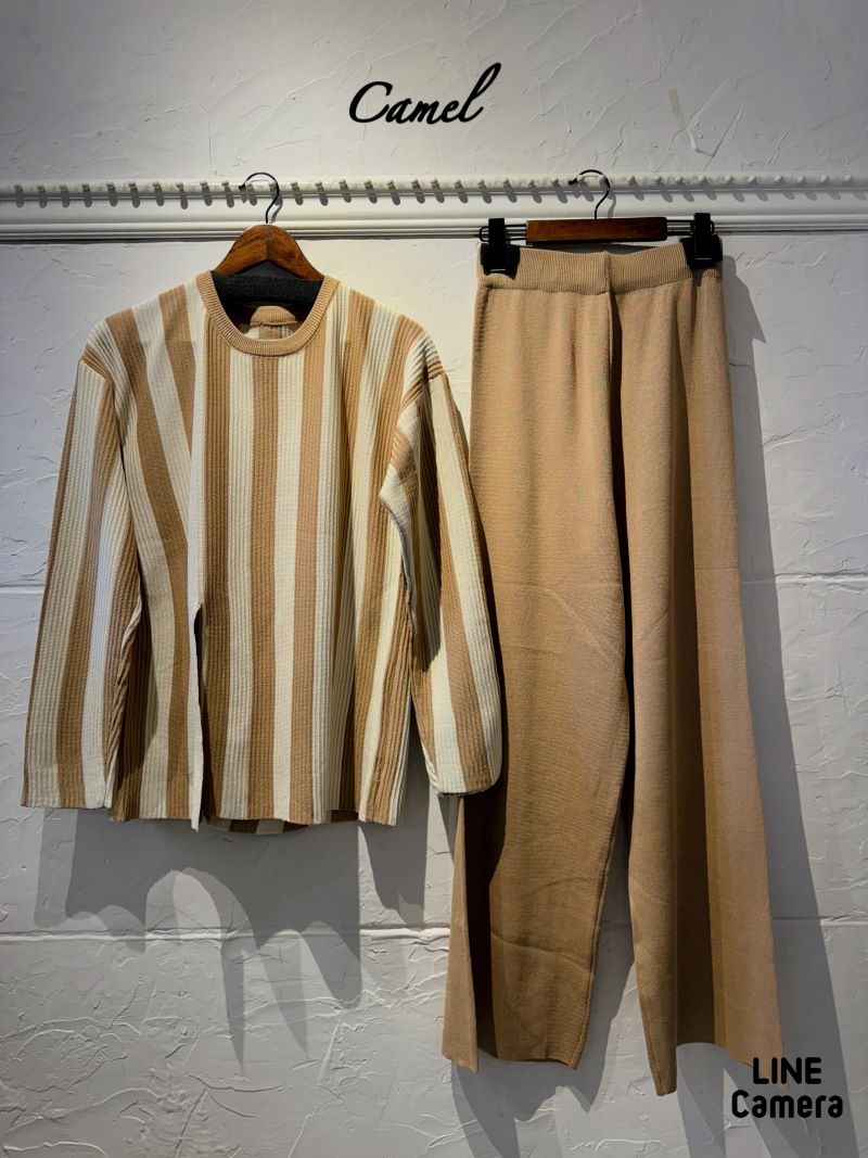 VerticalLineニットパンツSetup