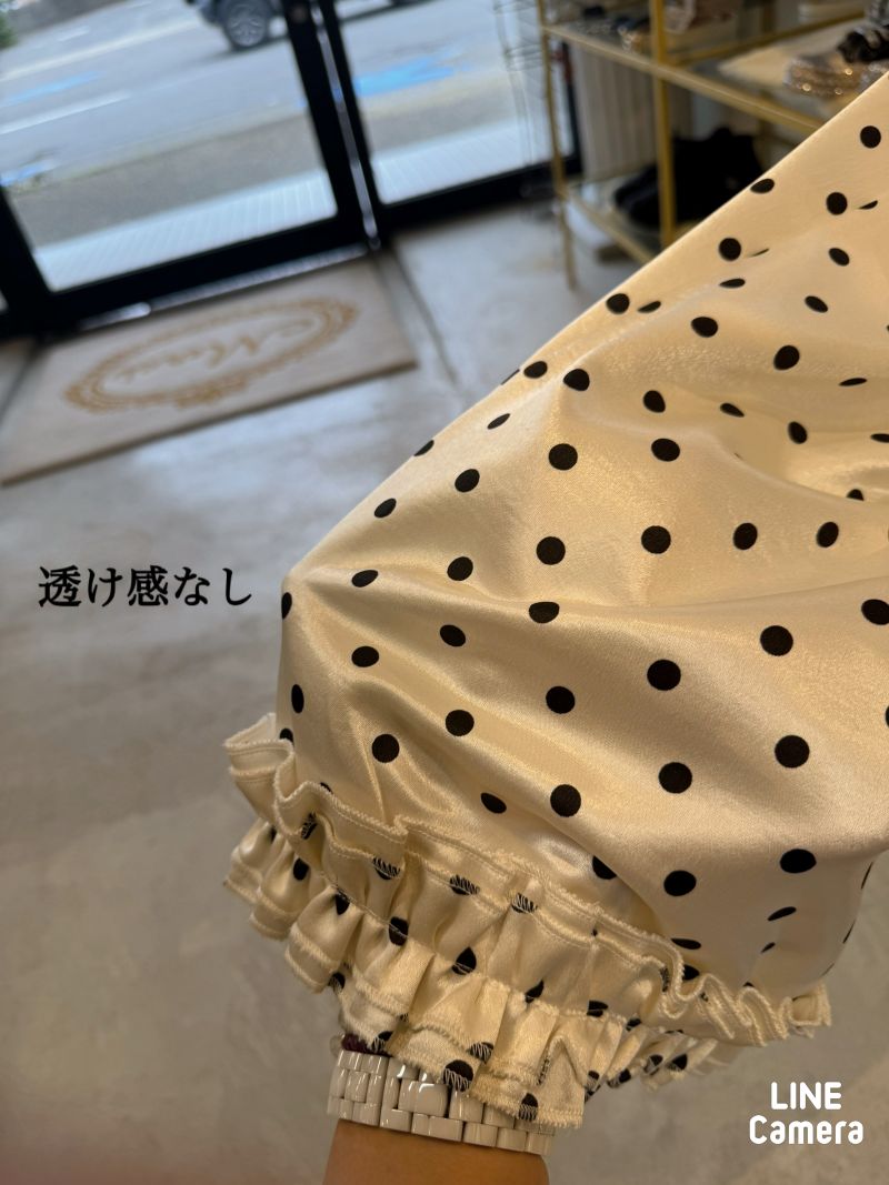 HemフリルDotイージーパンツ