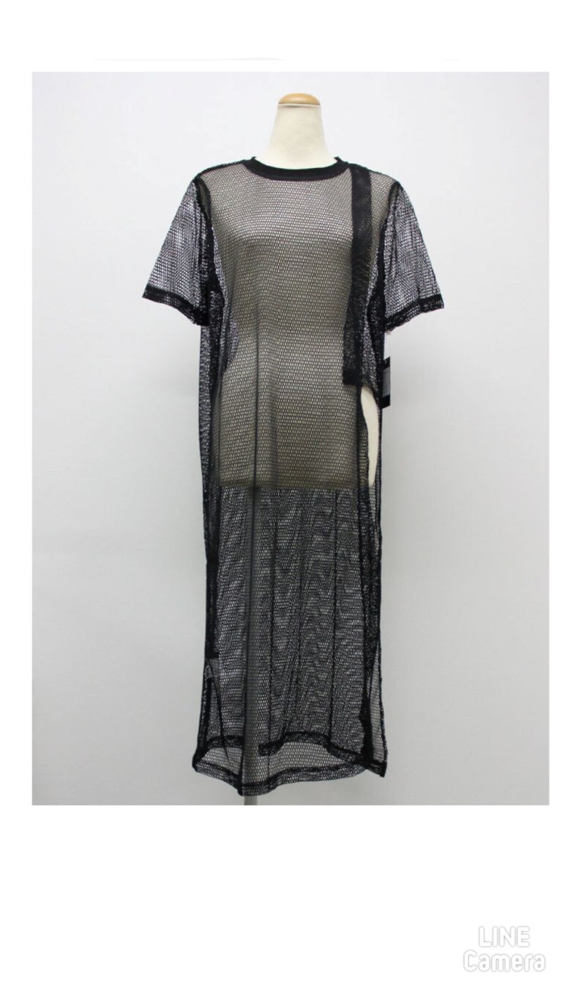 AsymmetryLengthT＋変形Meshカットソー