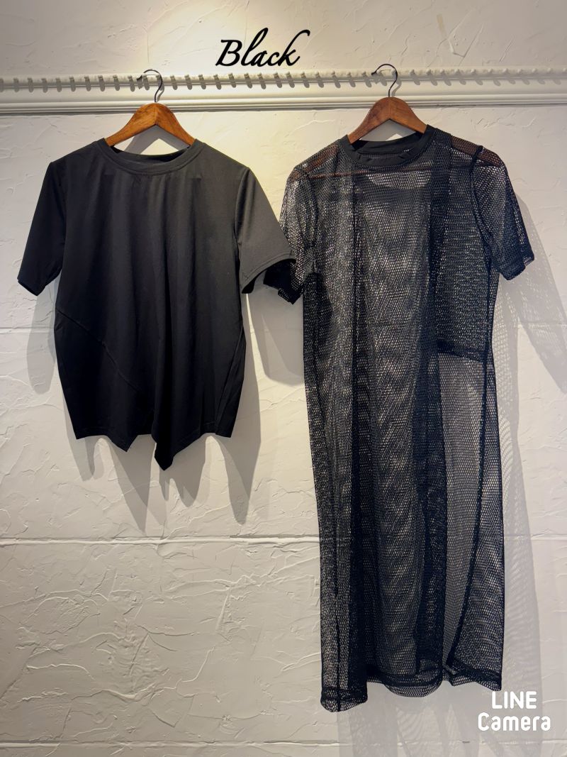 AsymmetryLengthT＋変形Meshカットソー
