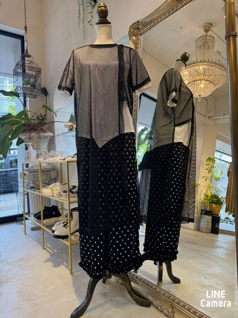 AsymmetryLengthT＋変形Meshカットソー