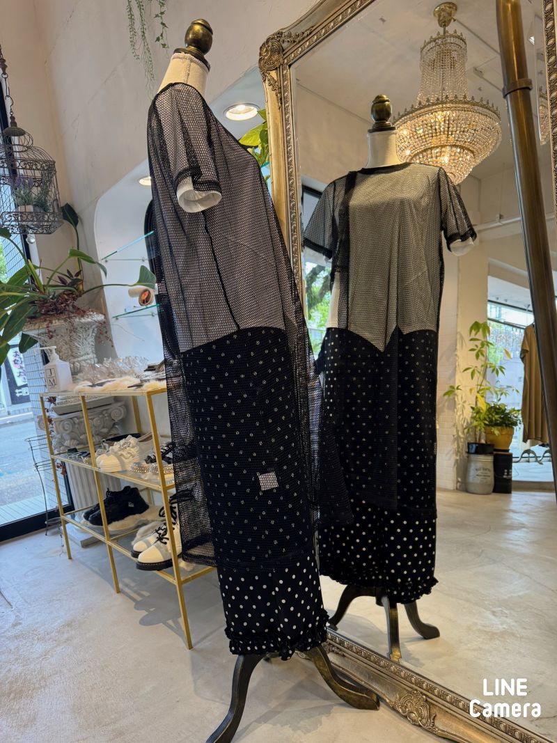 AsymmetryLengthT＋変形Meshカットソー