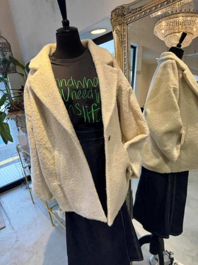 BearテーラードJacketコート