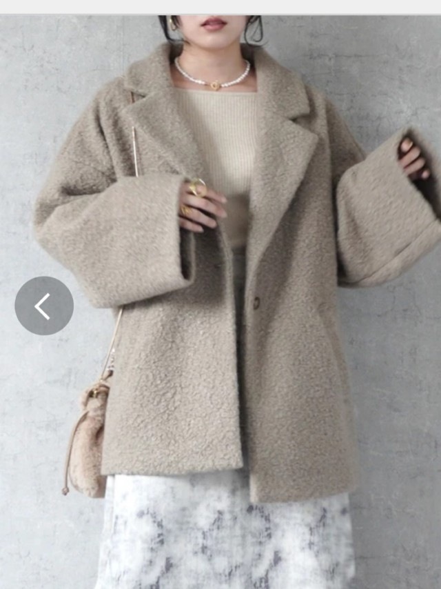 BearテーラードJacketコート