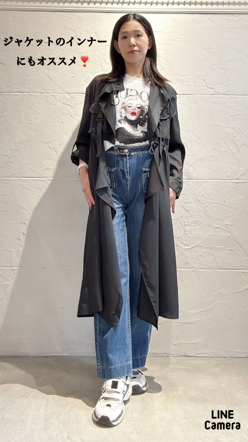 PrintLogoツイードLikeT