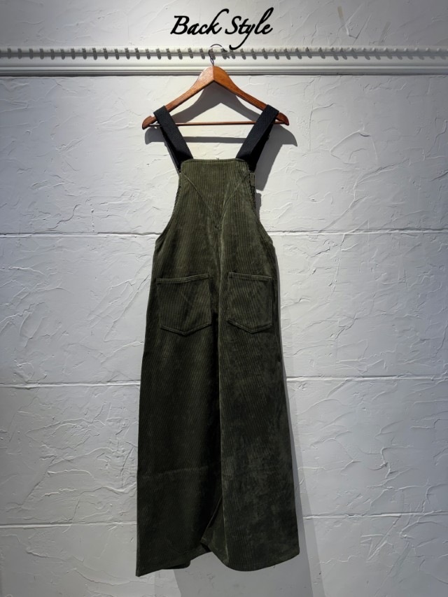 Corduroyサロペットスカート