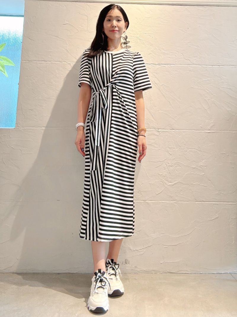 Stripe&BorderMixワンピース
