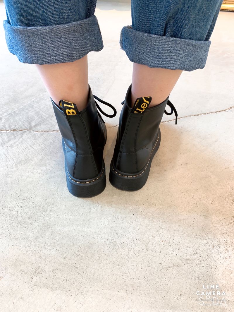 BackリボンレースアップBoots