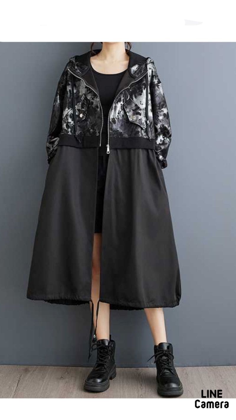 NuanceColorMixLongJacketコート