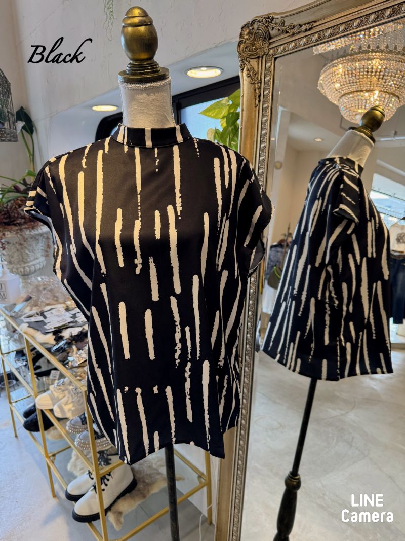 FrenchSleeveLineHangブラウス