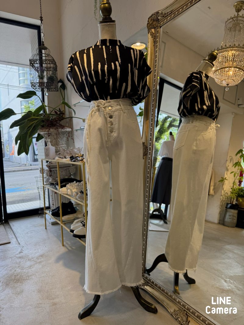 FrenchSleeveLineHangブラウス