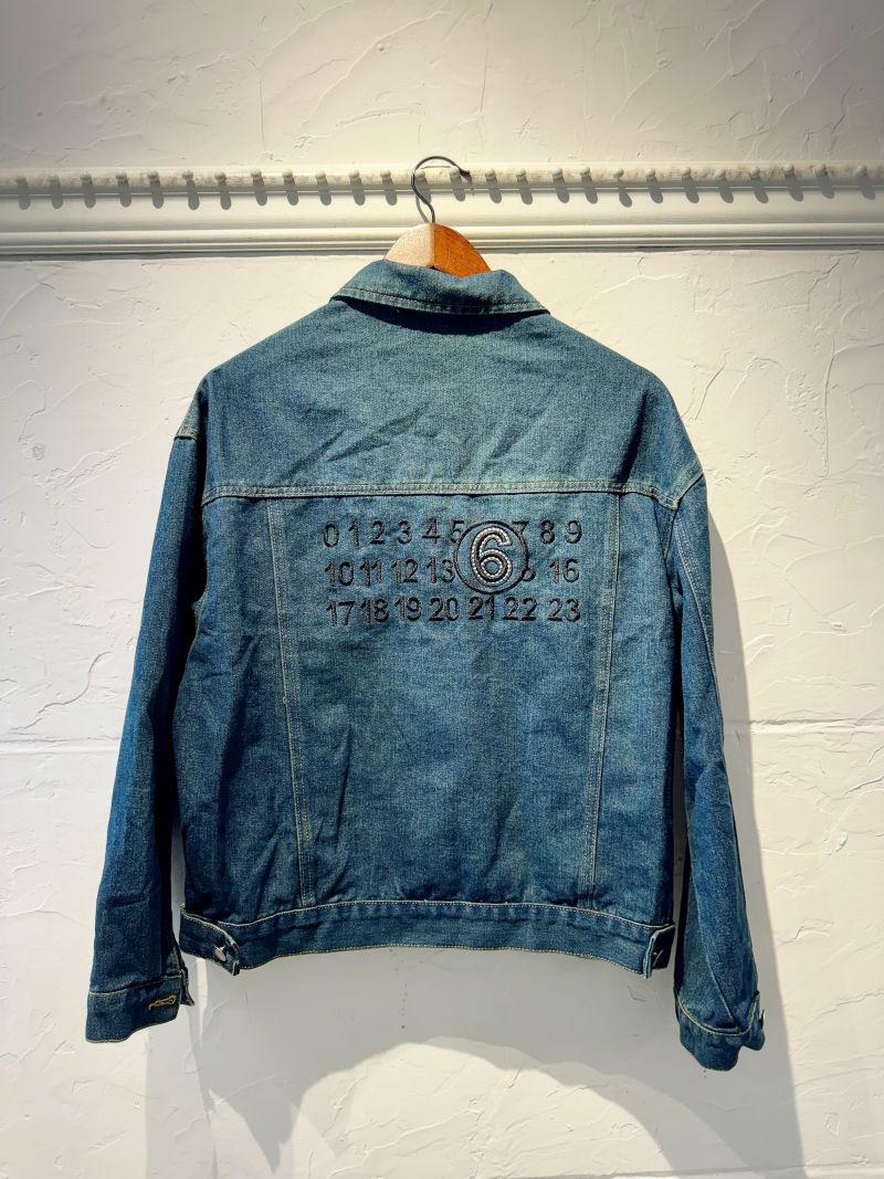 LetterEmbroidデニムJacket