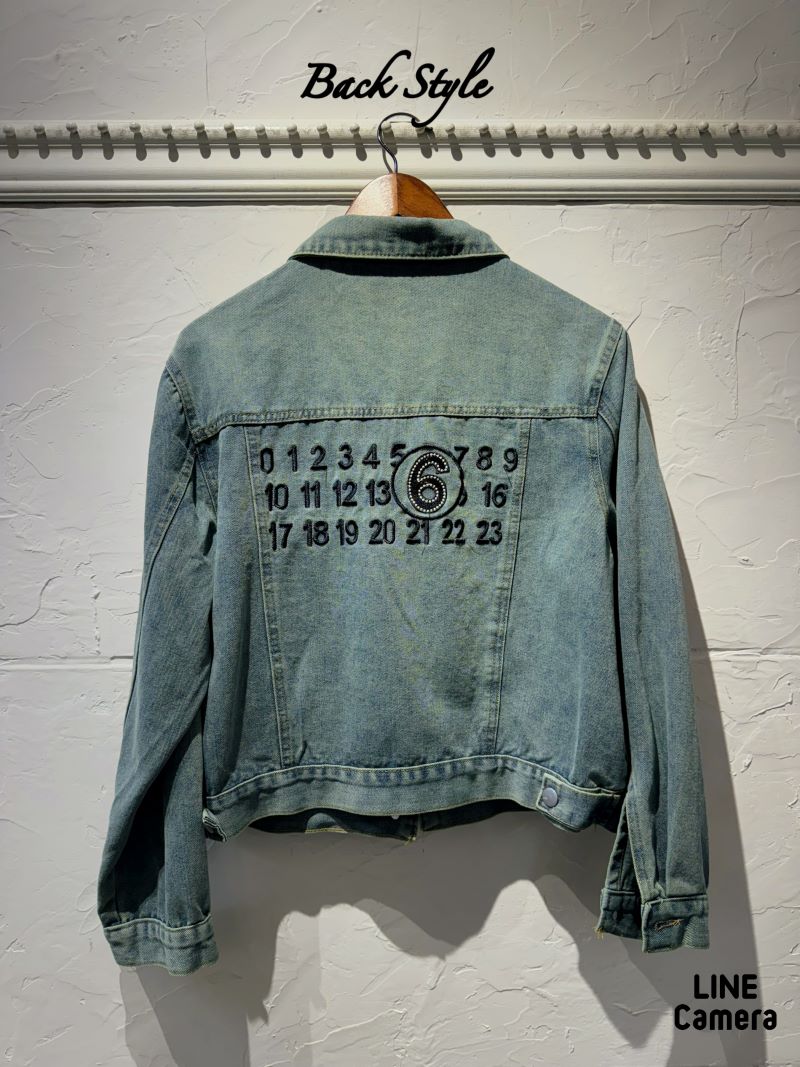 LetterEmbroidデニムJacket