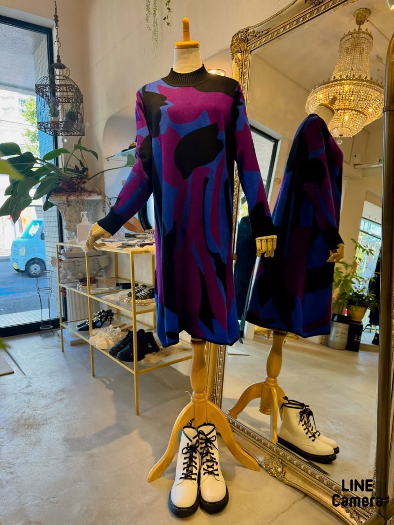 Colorfulニットワンピース