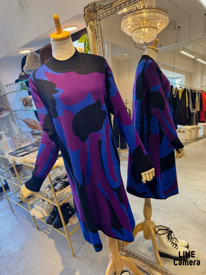 Colorfulニットワンピース