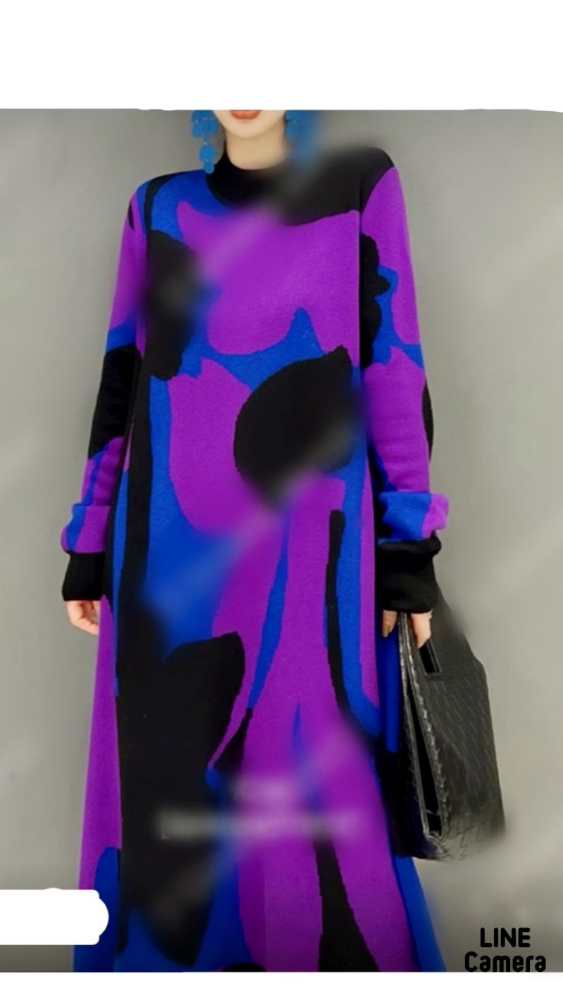 Colorfulニットワンピース