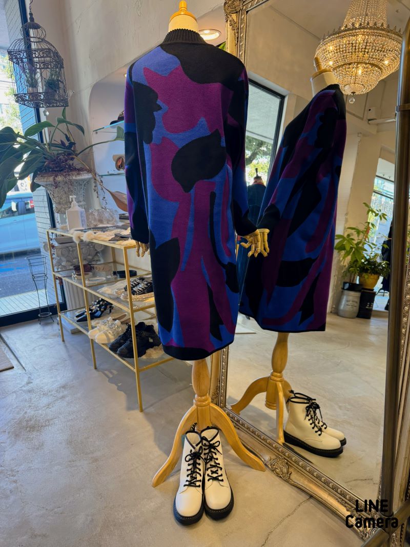 Colorfulニットワンピース