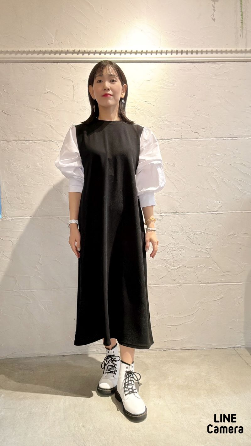 ブラウスSleeveBycolorワンピース
