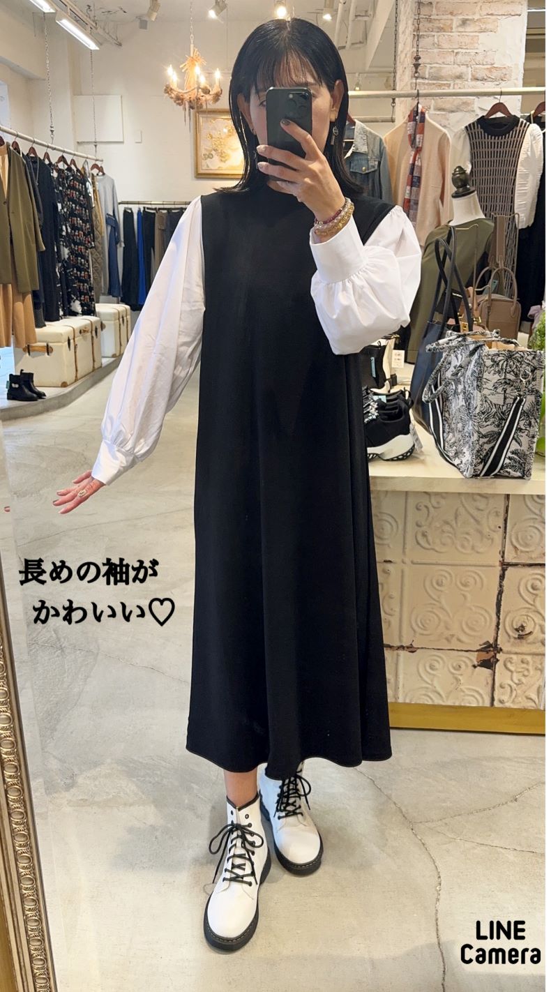 ブラウスSleeveBycolorワンピース