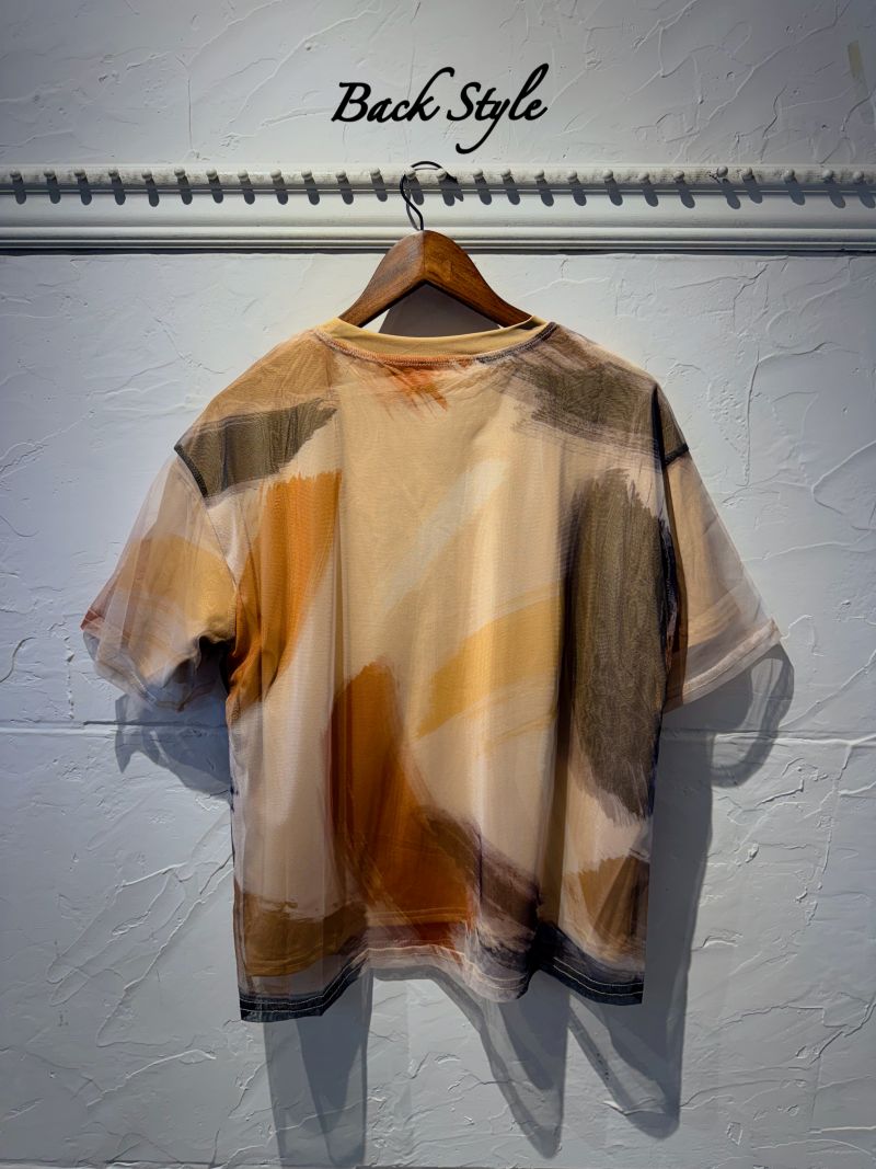 MixColorPaintChiffonレイヤーT