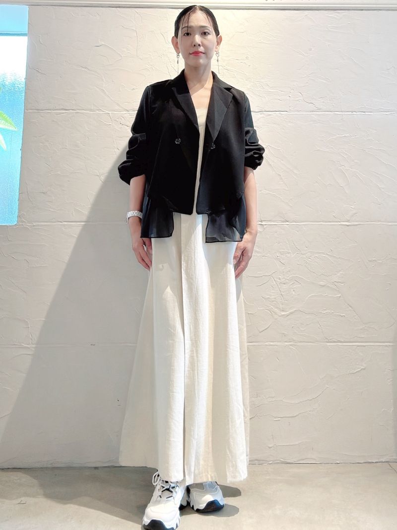 ChiffonLayerバルーンSleeveJacket