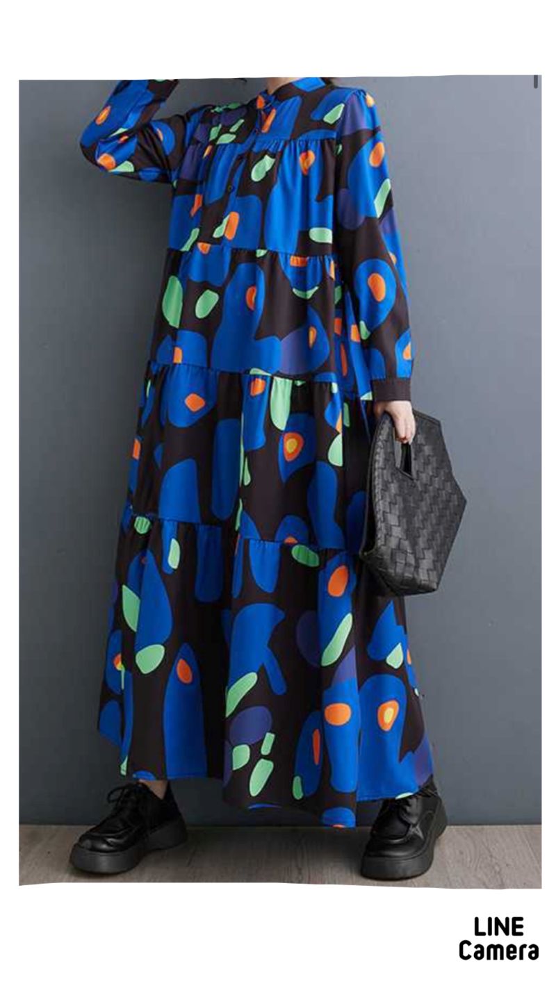 ColorfulHangマキシワンピース