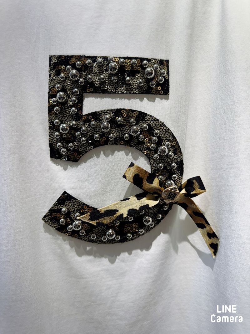 Spangle＆StudsNo.5Tシャツ