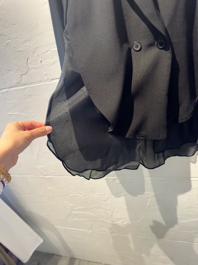 BackCiffonバルーンSleeveJacket