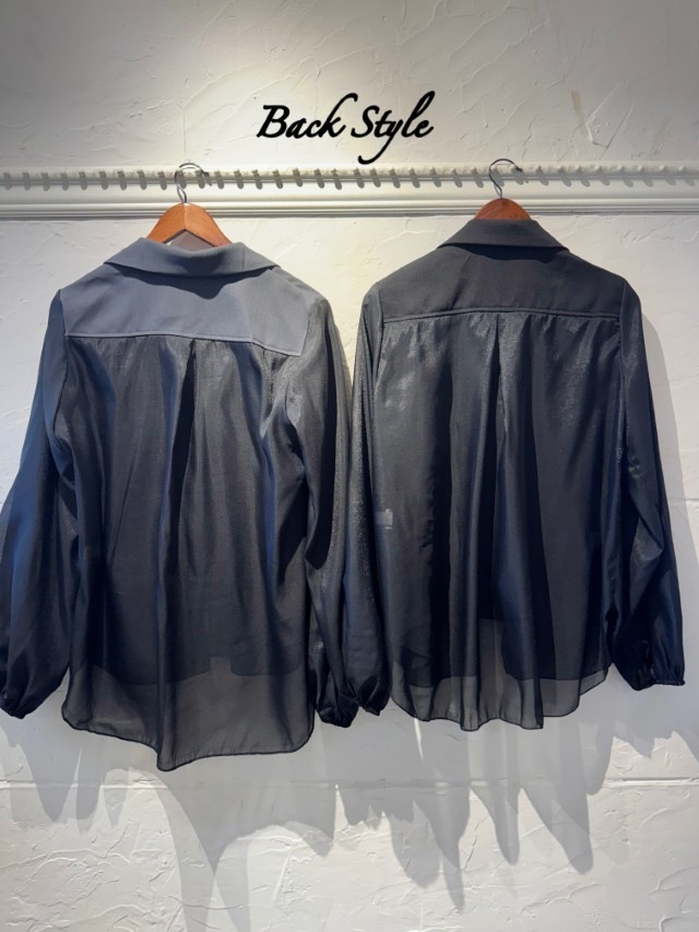 BackCiffonバルーンSleeveJacket