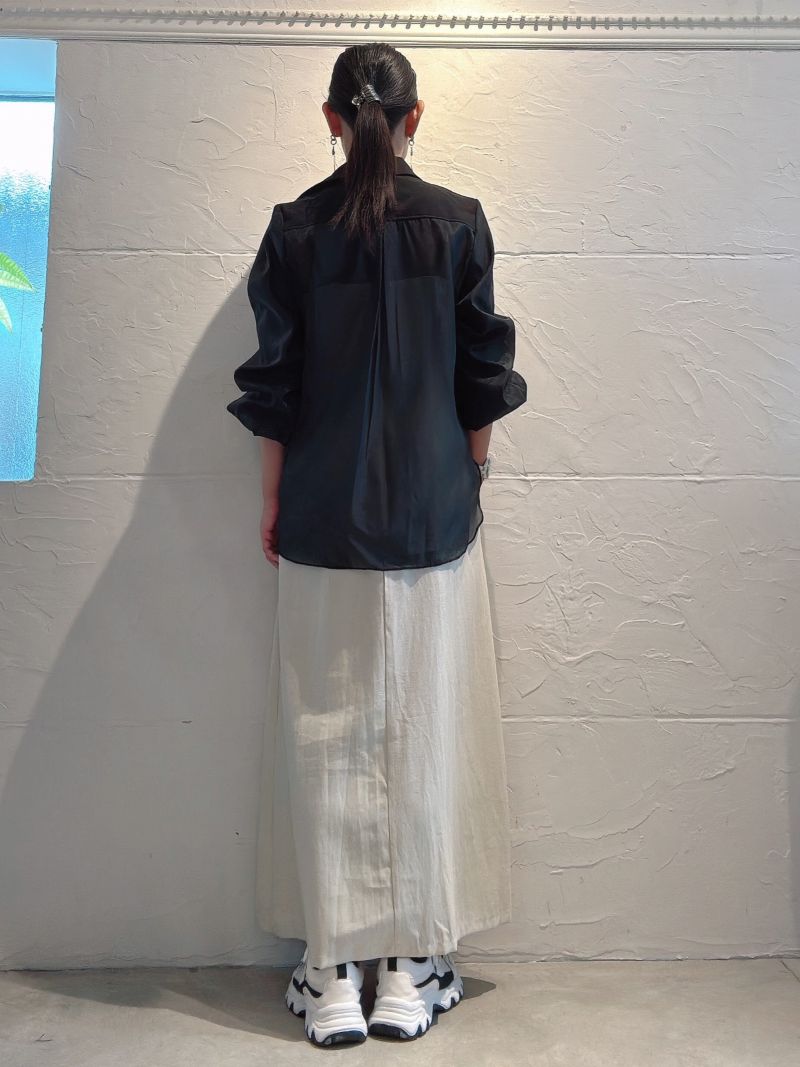 BackCiffonバルーンSleeveJacket