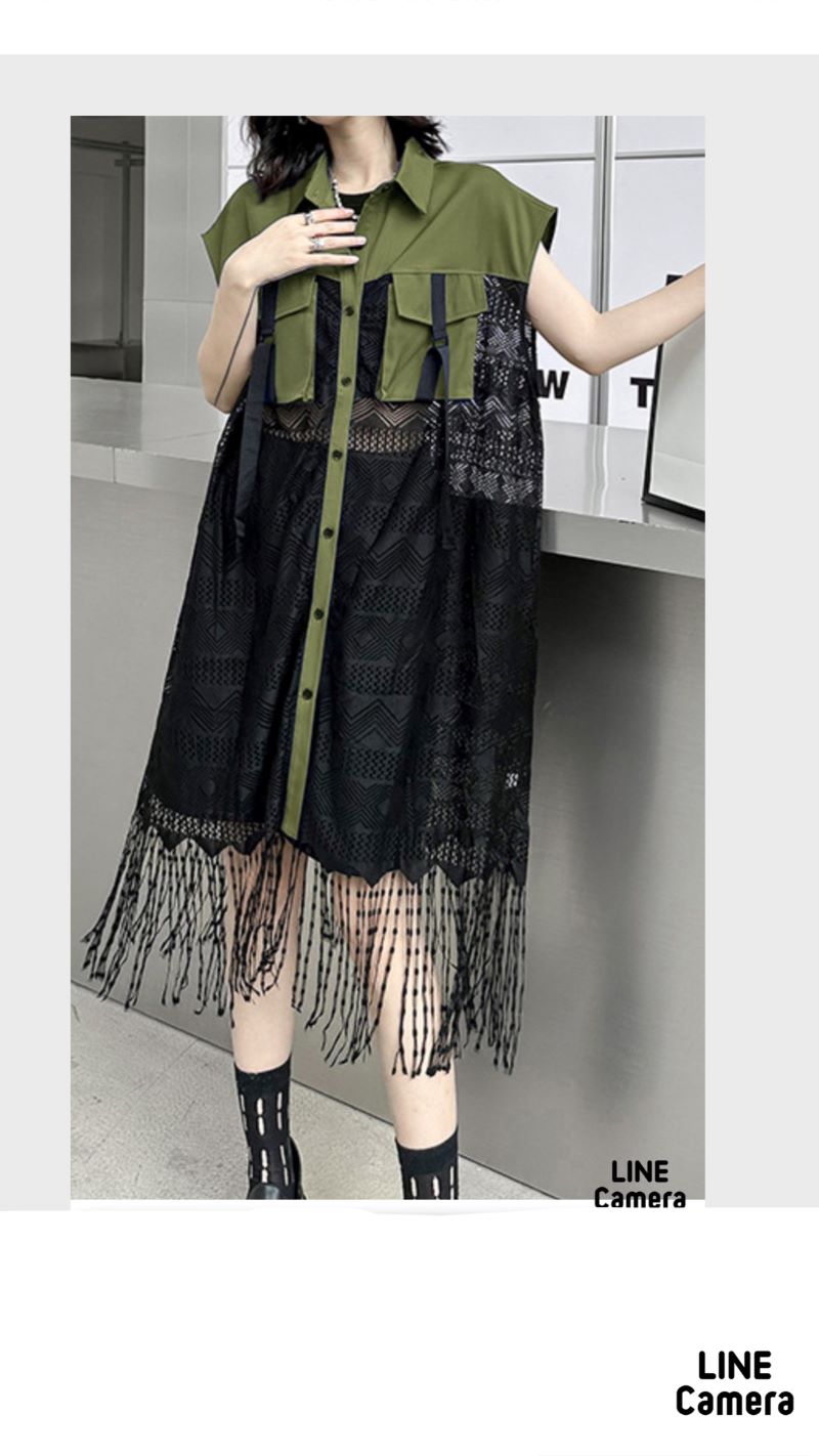 HemレースBeltデザインジレ