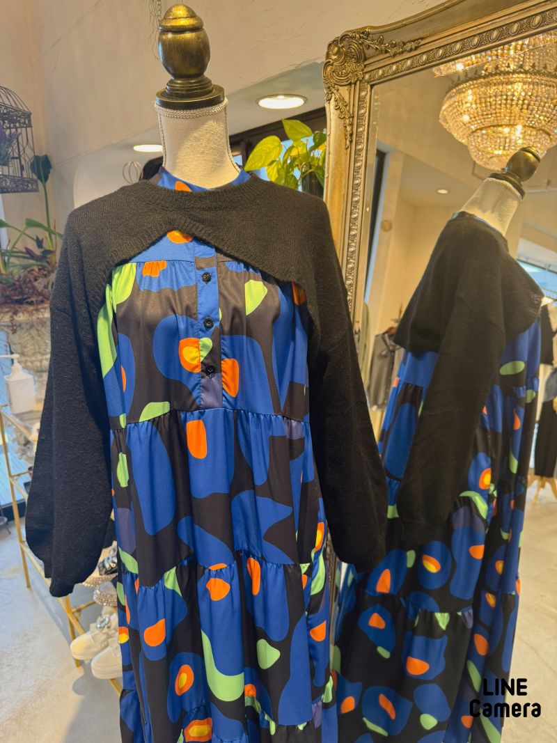 変形ニット+ノースリーブニットSet