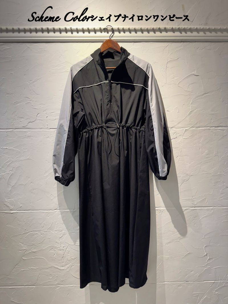 SchemeColorシェイプナイロンワンピース